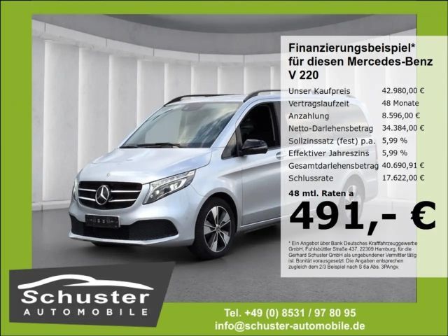 Mercedes-Benz V 220 d lang Avantgarde*7-Sitzer AHK LED Leder 2022 Diesel