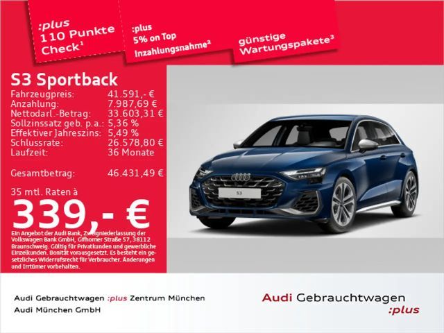 Audi S3 TFSI S tronic Virtual+/Navi+ 2024 Benzine