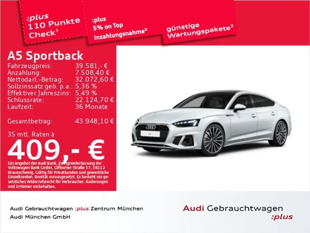 Audi A5 35 TDI S tronic 2x S line Pano/StdH 2023 Diesel