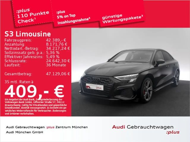 Audi S3 TFSI S tronic Pano/Navi+/Kamera 2023 Benzine