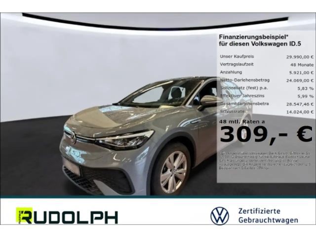 Volkswagen ID.5 Pro Performance 150 kW AD LED SHZ ACC AHK Rückfahr 2023 Elektrisch