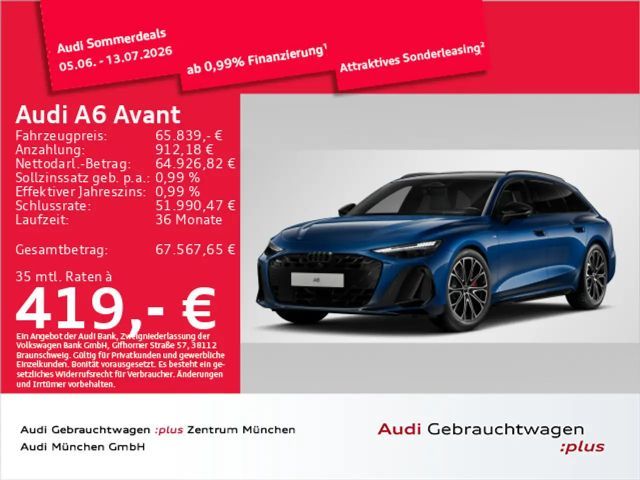 Audi A6 NEU TFSI qu. S tronic S line Pano/AHK/A 2025 Benzine
