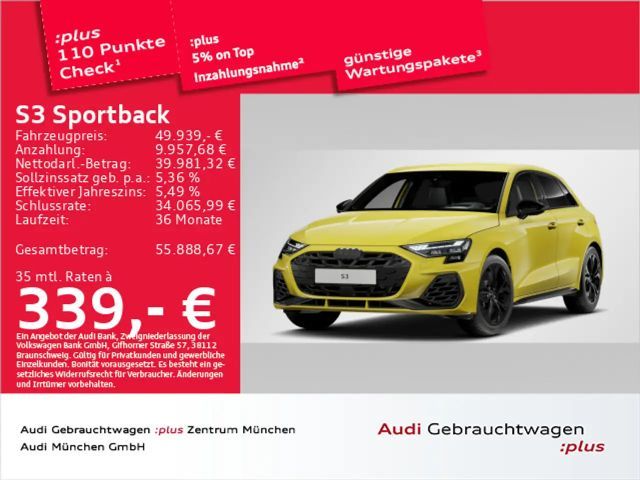 Audi S3 TFSI S tronic Matrix/Navi+ 2025 Benzine