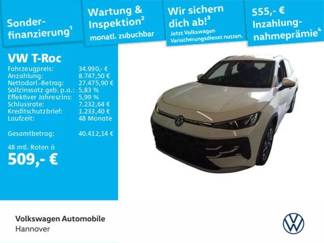 Volkswagen T-Roc 1.5 eTSI DSG Life Navi LED Kamera DigCockp 2025 Benzine
