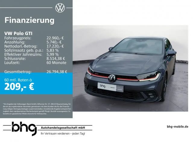 Volkswagen Polo GTI 2,0 TSI DSG Tempomat mit ACC 2023 Benzine