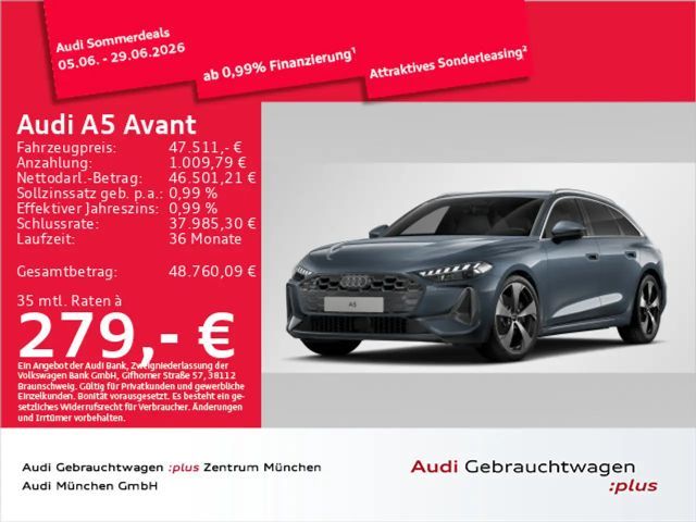 Audi A5 TFSI S tronic advanced AHK/Kamera/ACC 2025 Benzine