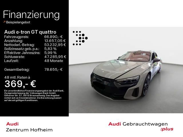 Audi e-tron GT e-tron GT qu 440 kW*Air*B&O*HUD*Pano*Laser*Virtu 2022 Elektrisch