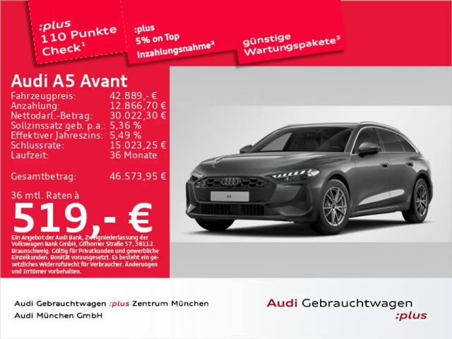 Audi A5 TFSI S tronic ACC/AHK/Virtual/Navi+ 2025 Benzine