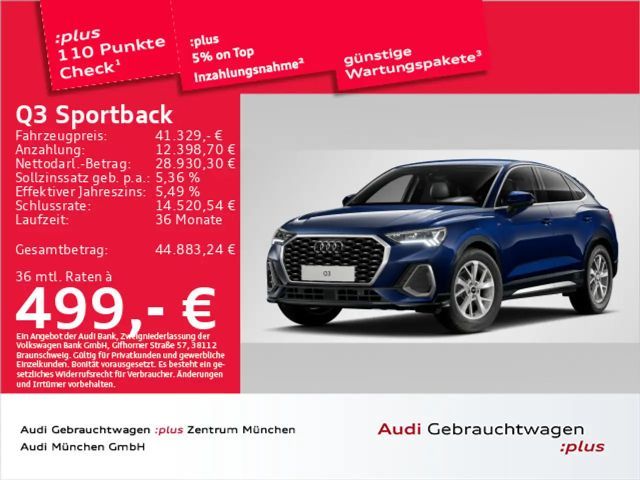 Audi Q3 35 TFSI S tronic S line ACC/AHK/Vir 2025 Benzine