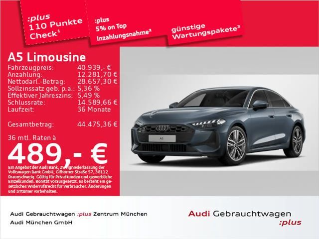 Audi A5 TFSI S tronic ACC/Virtual/Navi+ 2025 Benzine