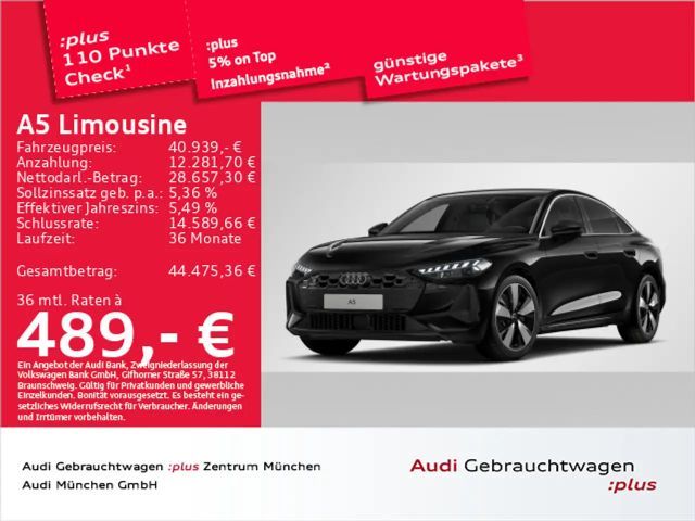 Audi A5 TFSI S tronic ACC/Virtual/Navi+ 2025 Benzine