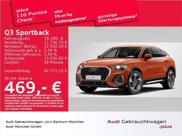 Audi Q3 35 TFSI S tronic S line ACC/AHK/Vir 2025 Benzine