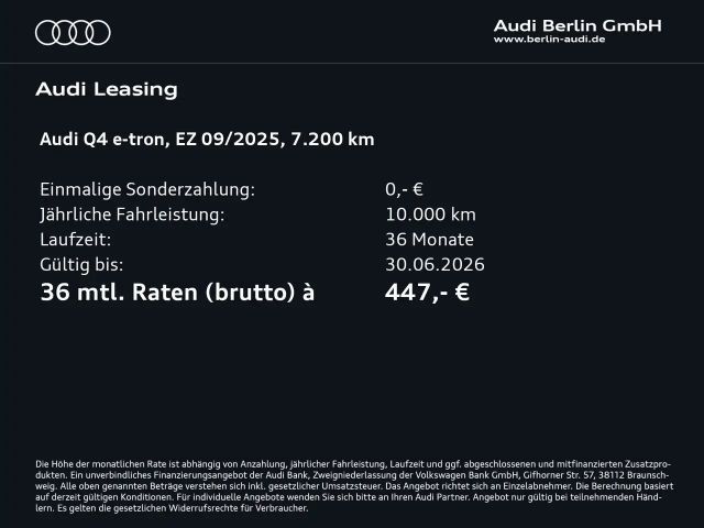Audi Q4 e-tron
