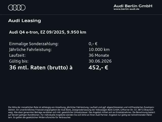 Audi Q4 e-tron
