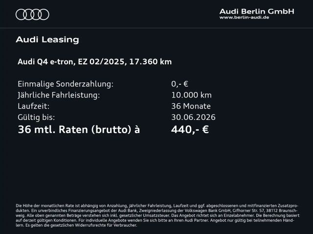 Audi Q4 e-tron