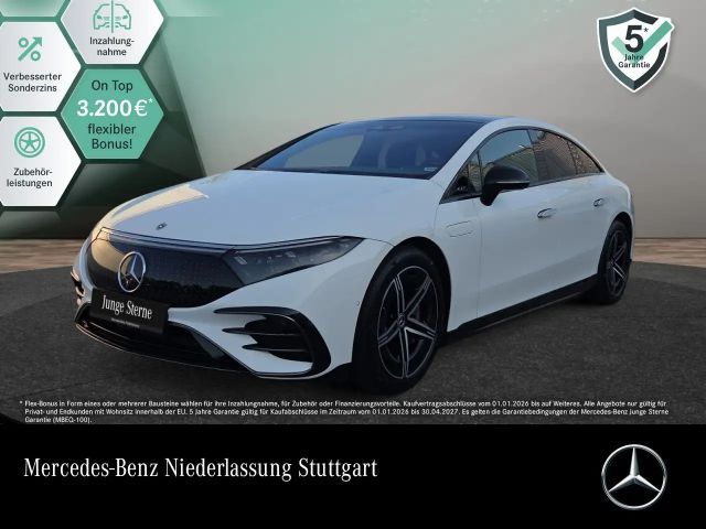 Mercedes-Benz EQS 450 4Matic AMG Fahrass WideScreen Airmat Pano 2022 Elektrisch