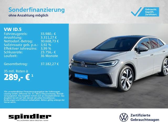 Volkswagen ID.5 Pro/ Matrix, CarPlay, Standklima, 360°, AHK 2024 Elektrisch