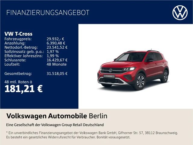 Volkswagen T-Cross Energy 1.0 l TSI OPF 116 PS 7-Gang-DSG 2026 Benzine
