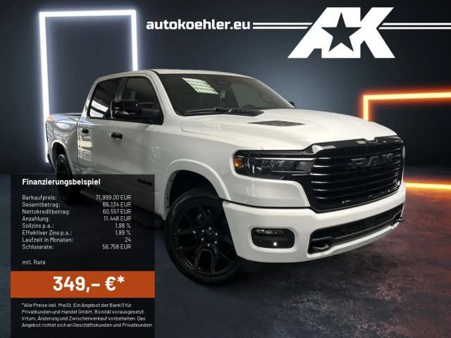 Dodge RAM Laramie Night Passenger Display Panorama 22" 2026 Benzine