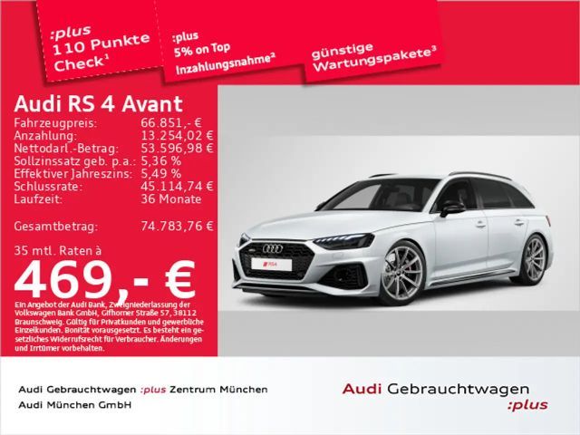 Audi RS4 RS4 Avant tiptr. Matrix/Navi+ 2024 Benzine
