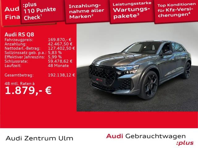 Audi RS Q8 SUV performance AHK B&O PANO KERAMIK STHZ 2026 Benzine