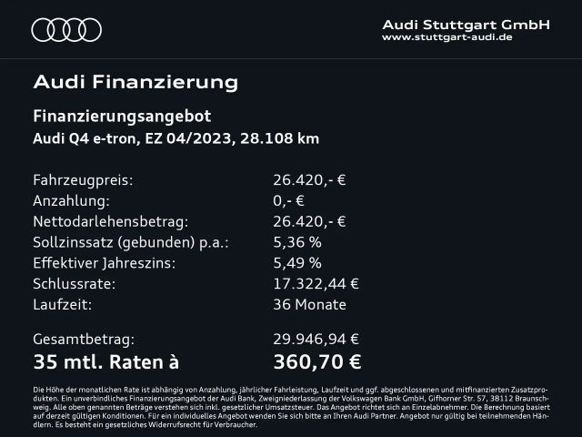 Audi Q4 e-tron