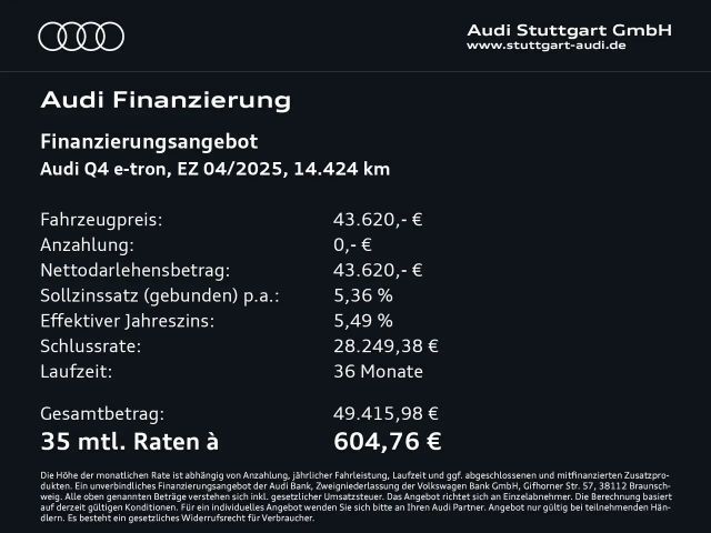 Audi Q4 e-tron