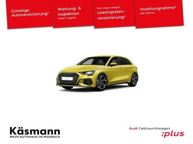 Audi A3 S line 35TFSI HUD KAM LEDER ACC NAV 2022 Benzine