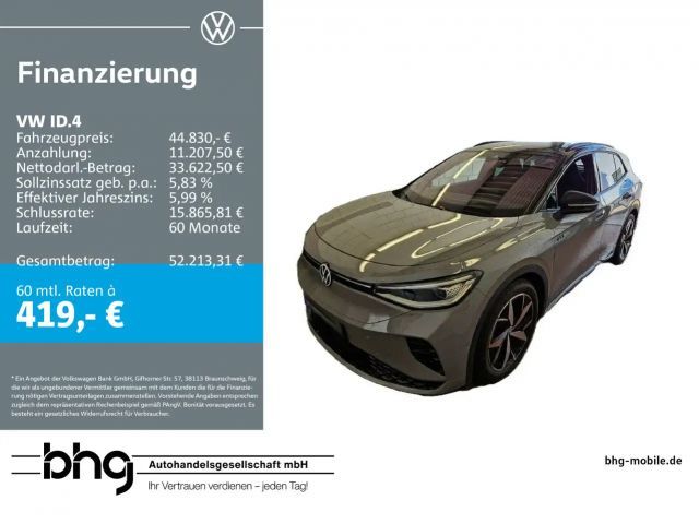Volkswagen ID.4 GTX 4MOTION TopSport AHK AR HUD PanoDach As 2025 Elektrisch