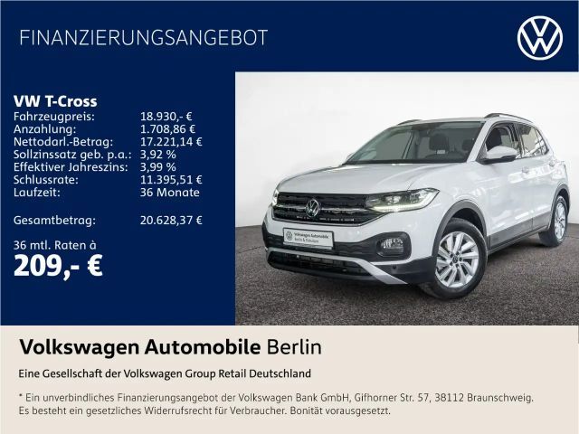 Volkswagen T-Cross 1.0 TSI Life LED Sitzhzg APP All-Season 2023 Benzine
