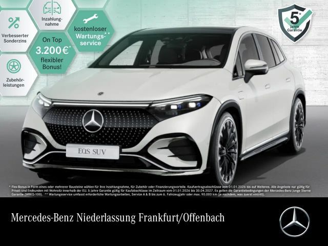 Mercedes-Benz EQS SUV EQS 450 AMG Fahrass 360° Airmat Pano Burmester HUD 2024 Elektrisch