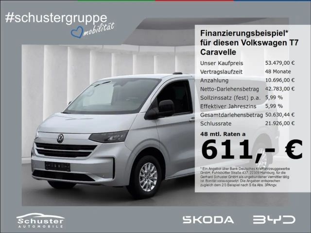 Volkswagen T7 Caravelle LR Life 9Sitze TDI*Autom Temp R-Kam 2026 Diesel