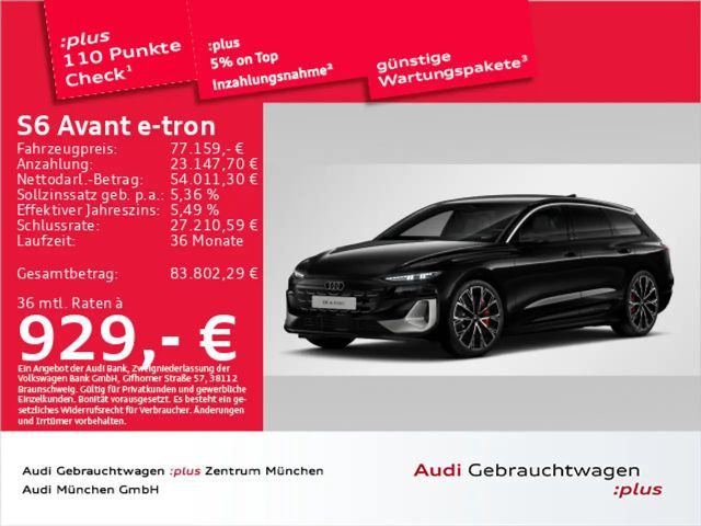 Audi S6 e-tron S6 Avant e-tron Matrix/B&O/ACC/Privacy/AHK 2025 Elektrisch