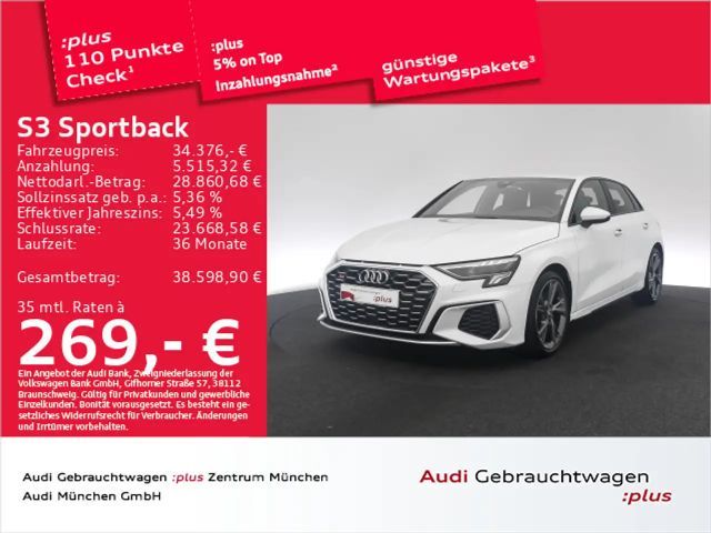 Audi S3 TFSI S tronic ACC/Navi+ 2023 Benzine