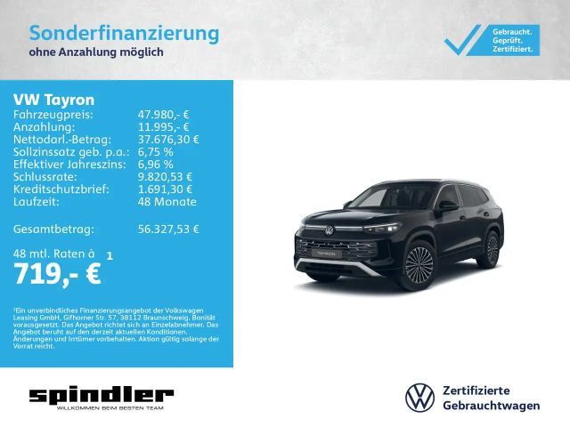 Volkswagen Tayron Elegance 1.5 eHybrid DSG / IQ.Drive, LED+ 2025 Hybride / Benzine