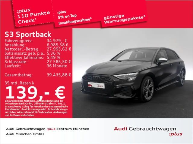 Audi S3 TFSI S tronic B&O/Massage/Virtual+ 2024 Benzine