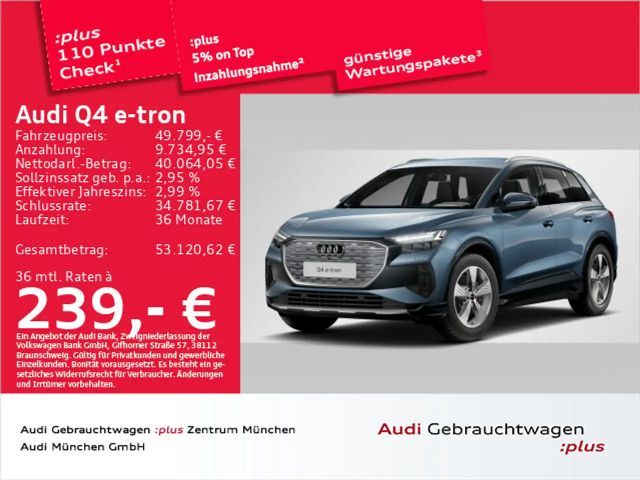 Audi Q4 e-tron 55 qu. Virtual+/Matrix/ACC/SONOS/Navi+ 2025 Elektrisch