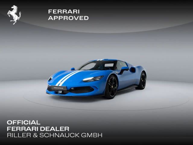 Ferrari 296 GTB >BLU FERRARI FP1xAZZURRO SANTORINI< 2025 Hybride / Benzine