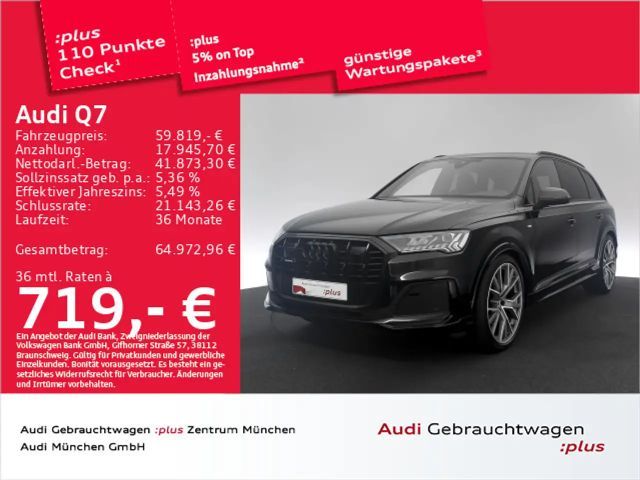 Audi Q7 50 TDI qu. S line B&O/AHK/Pano/Kamera 2023 Diesel