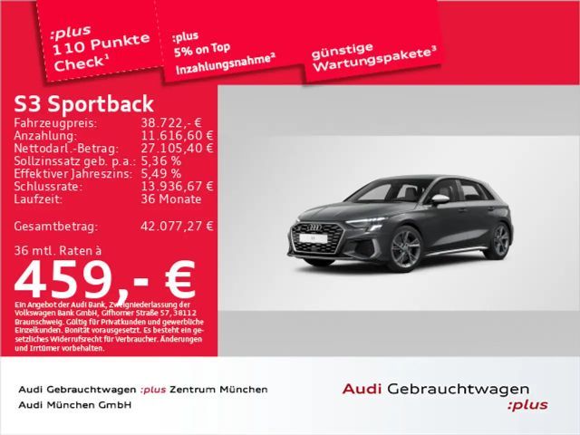 Audi S3 TFSI S tronic Navi+/Virtual 2024 Benzine