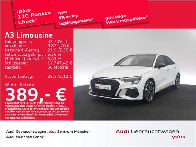 Audi A3 35 TFSI S tronic 2x S line Pano/Mat 2023 Benzine
