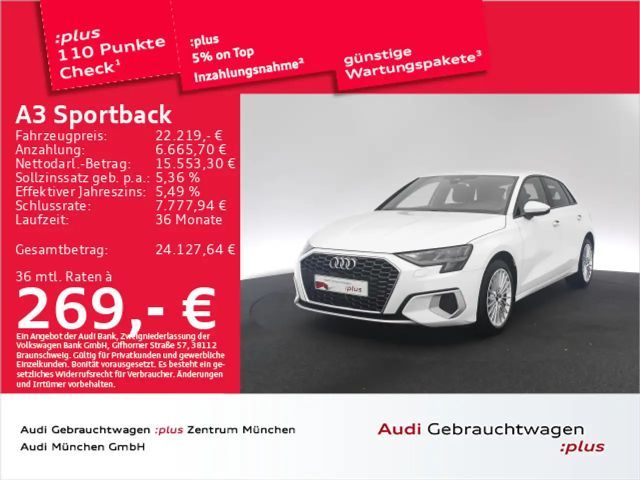 Audi A3 30 TFSI advanced SitzHzg/PDC 2023 Benzine