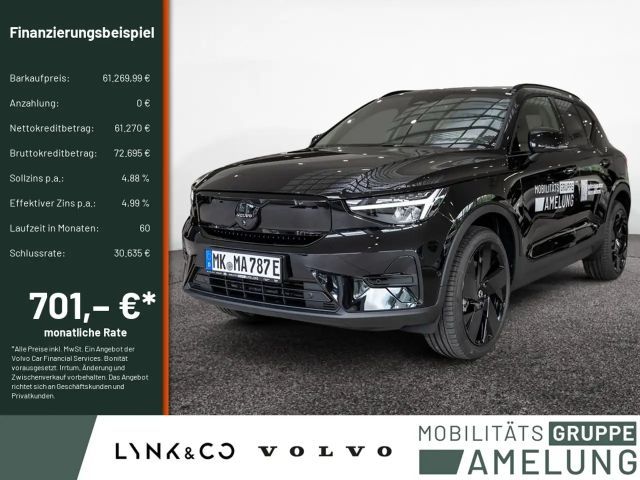 Volvo EX40 Single Motor Extended Range Plus Black Edition 2026 Elektrisch