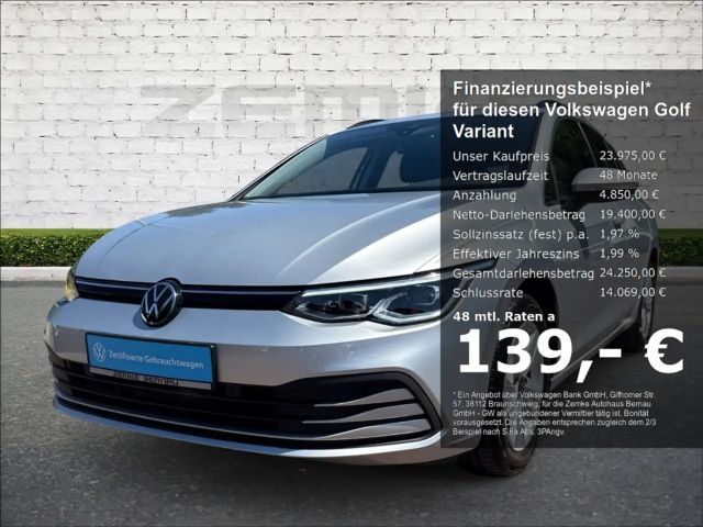 Volkswagen Golf Variant VIII 1.5 eTSI DSG Life 1,99% Navi Digitales Cockpi 2024 Benzine