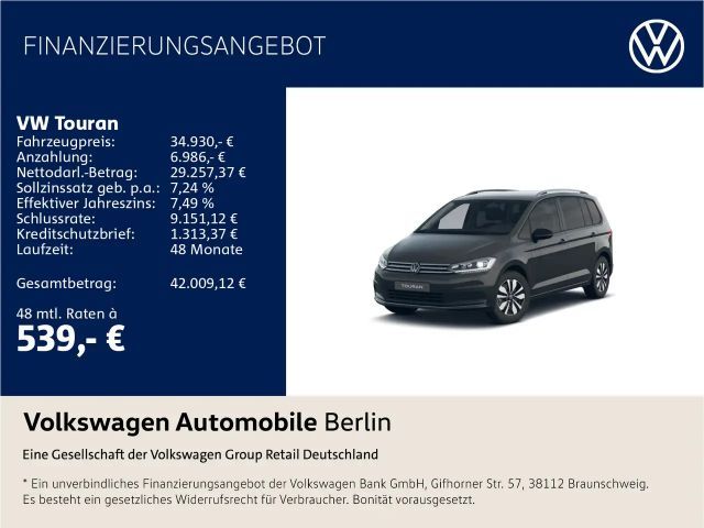Volkswagen Touran 1.5 TSI DSG Comfortline LED SHZ ACC 2025 Benzine
