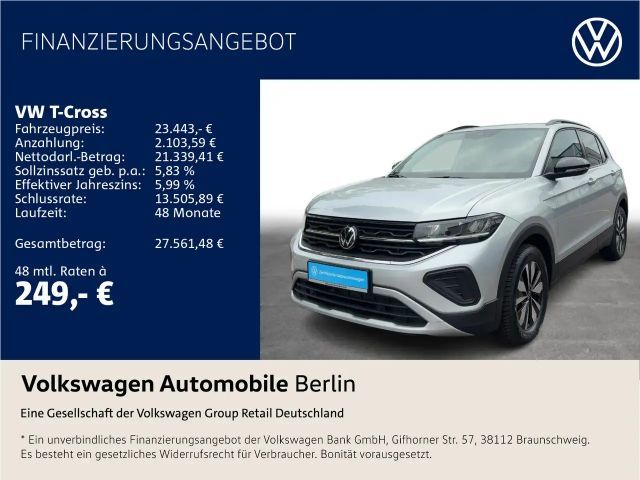 Volkswagen T-Cross 1.0 TSI DSG Goal LED SHZ ACC PDC 2025 Benzine