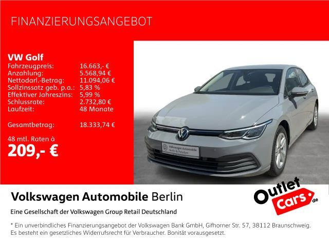 Volkswagen Golf VIII 1.0 TSI Life Navi LED SHZ ACC PDC 2021 Benzine