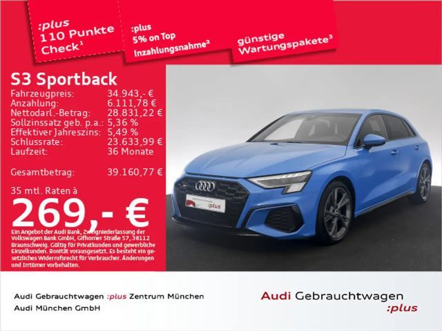 Audi S3 TFSI S tronic Navi+/Virtual 2023 Benzine