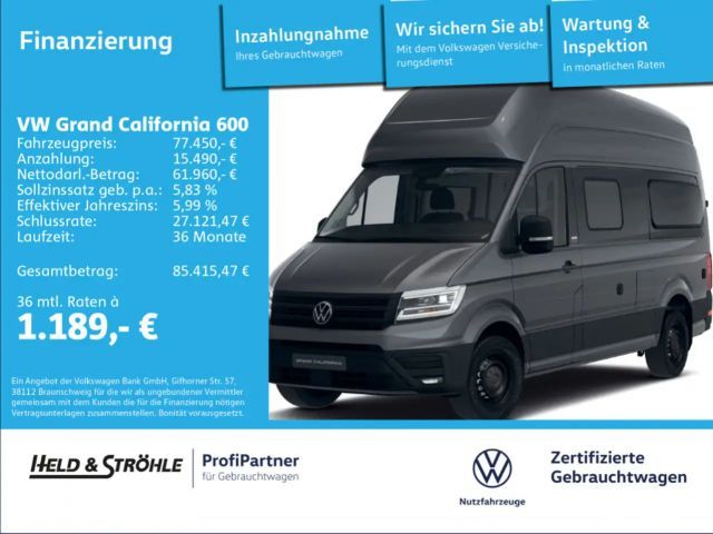Volkswagen Grand California ACC HOCHBETT LED RFK 5J.GAR 2026 Diesel