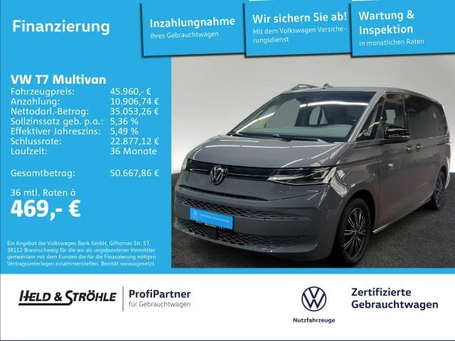 Volkswagen T7 Multivan eHybrid PANO IQ-LED AHK DCC 6S NAV 2022 Hybride / Benzine